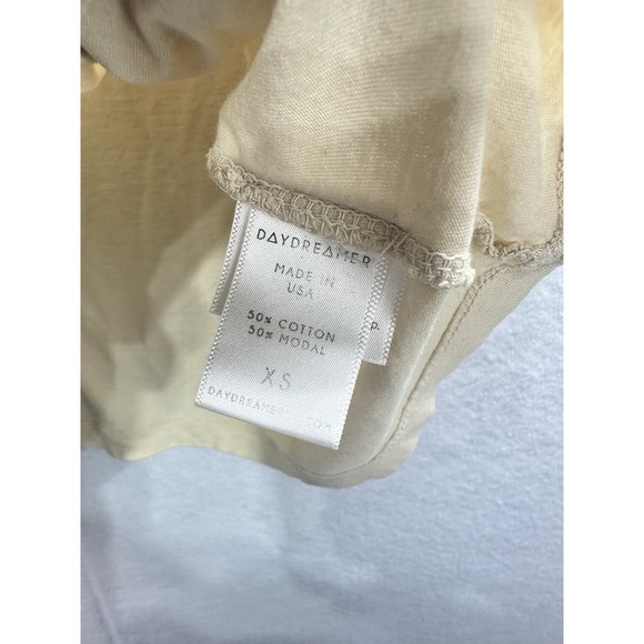 Daydreamer Shirt XS Relaxed Cotton Leopard Tongue Rolling Stones Band Rock Edgy - Picture 6 of 7